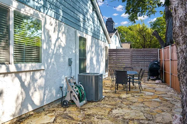 a view of an outdoor space with a patio