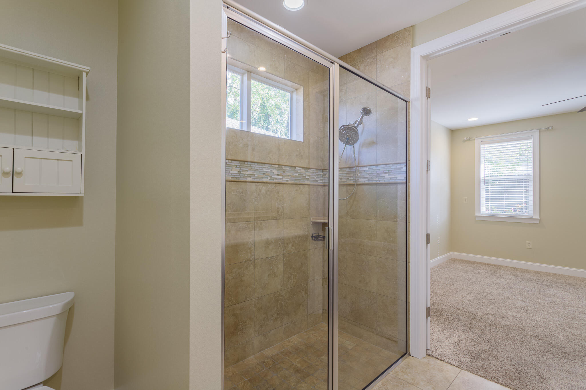 111 Arrowhead Way Niceville, FL 32578 - Photo 19 of 46 a bathroom with a shower and a toilet