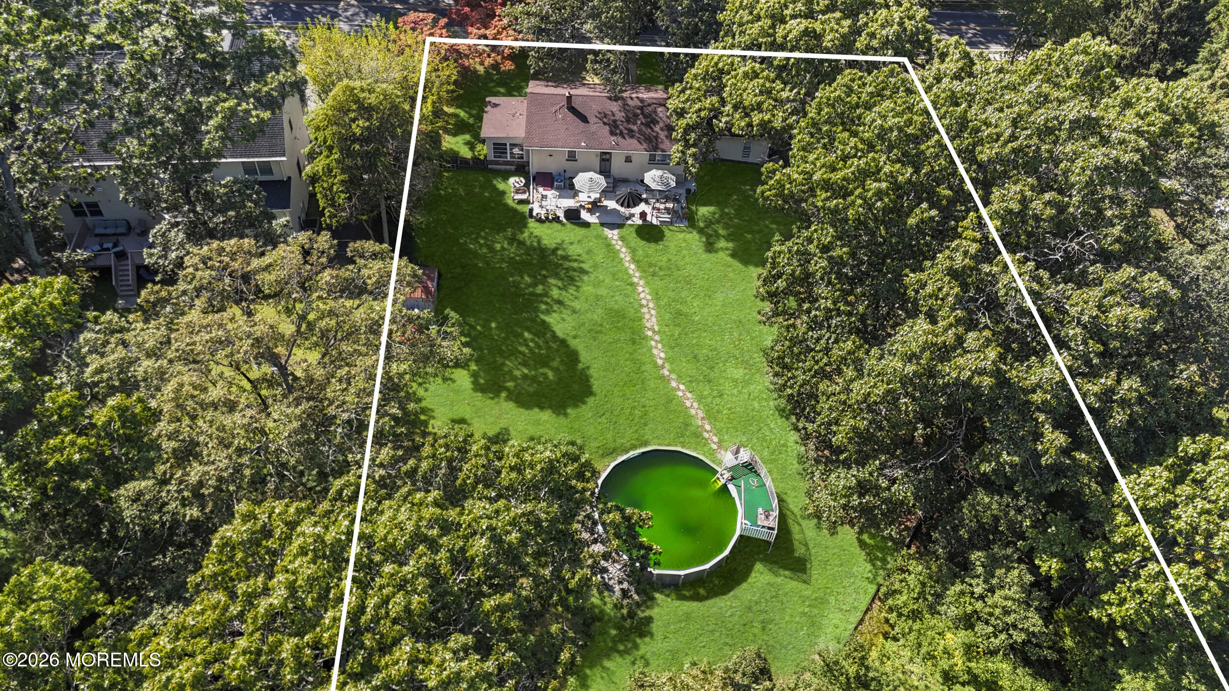 313 Miller Road Lakewood, NJ 08701 - Photo 29 of 30 a view of a swimming pool and fire pit