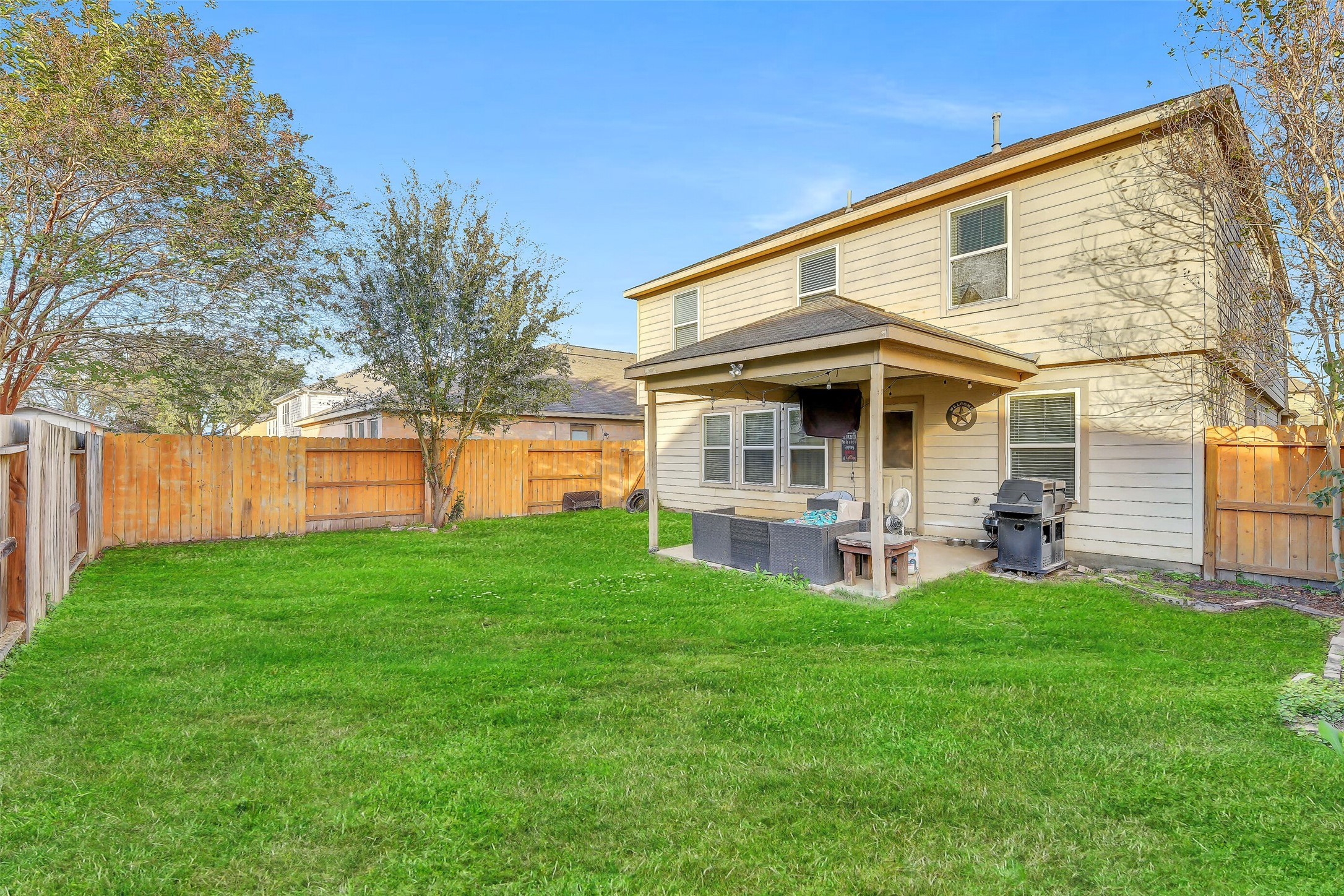 3407 Apple Dale Drive Houston, TX 77084 - Photo 36 of 37 a view of a house with a yard and sitting area