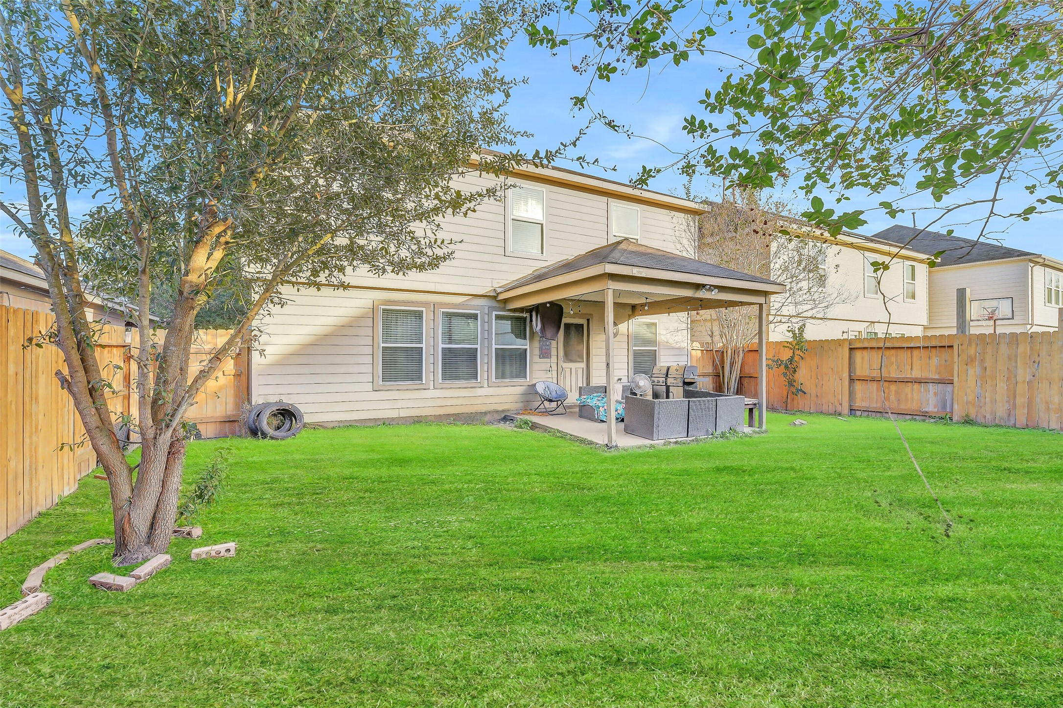 3407 Apple Dale Drive Houston, TX 77084 - Photo 37 of 37 a view of a house with a backyard