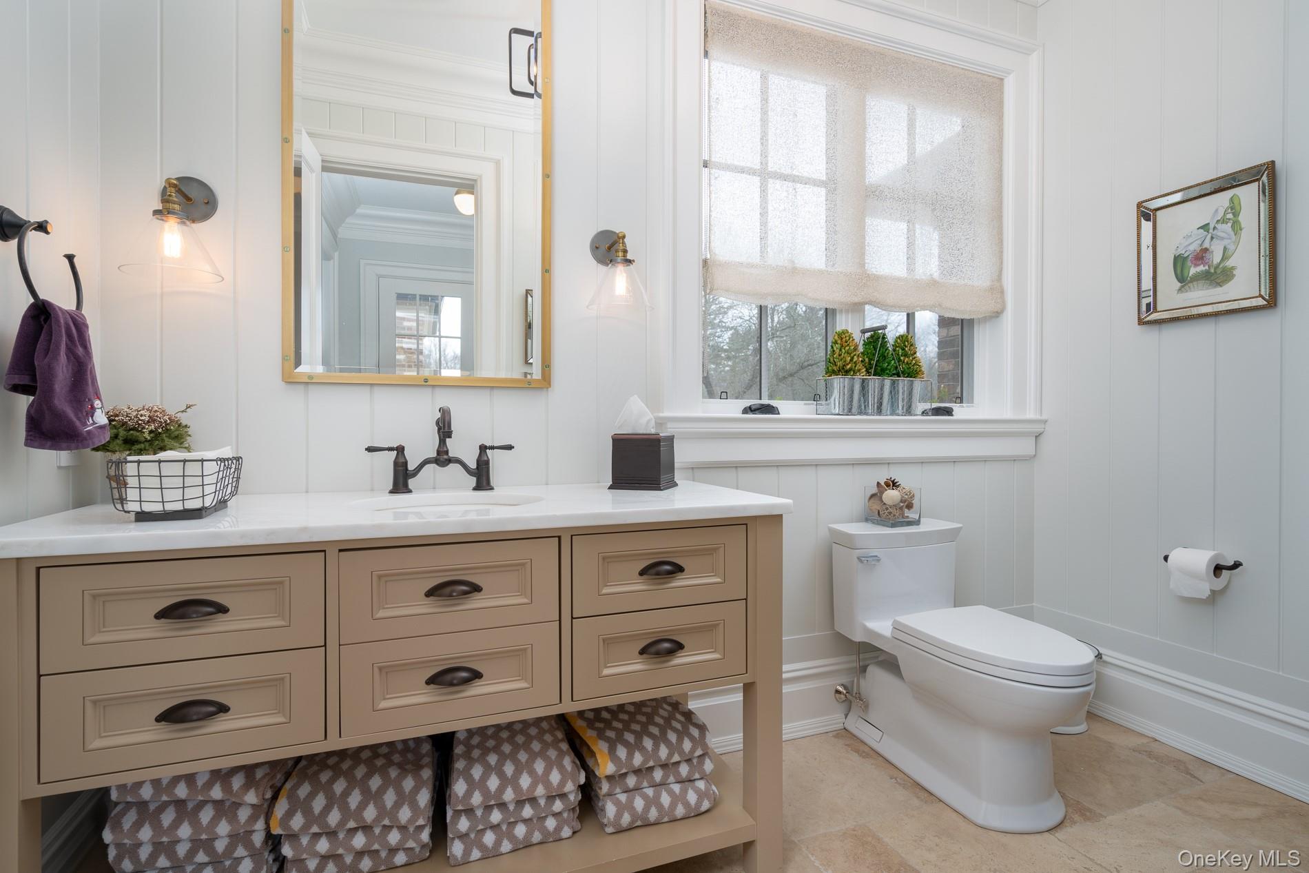 52 Wheatley Road Glen Head, NY 11545 - Photo 14 of 39 Bathroom off of Kitchen