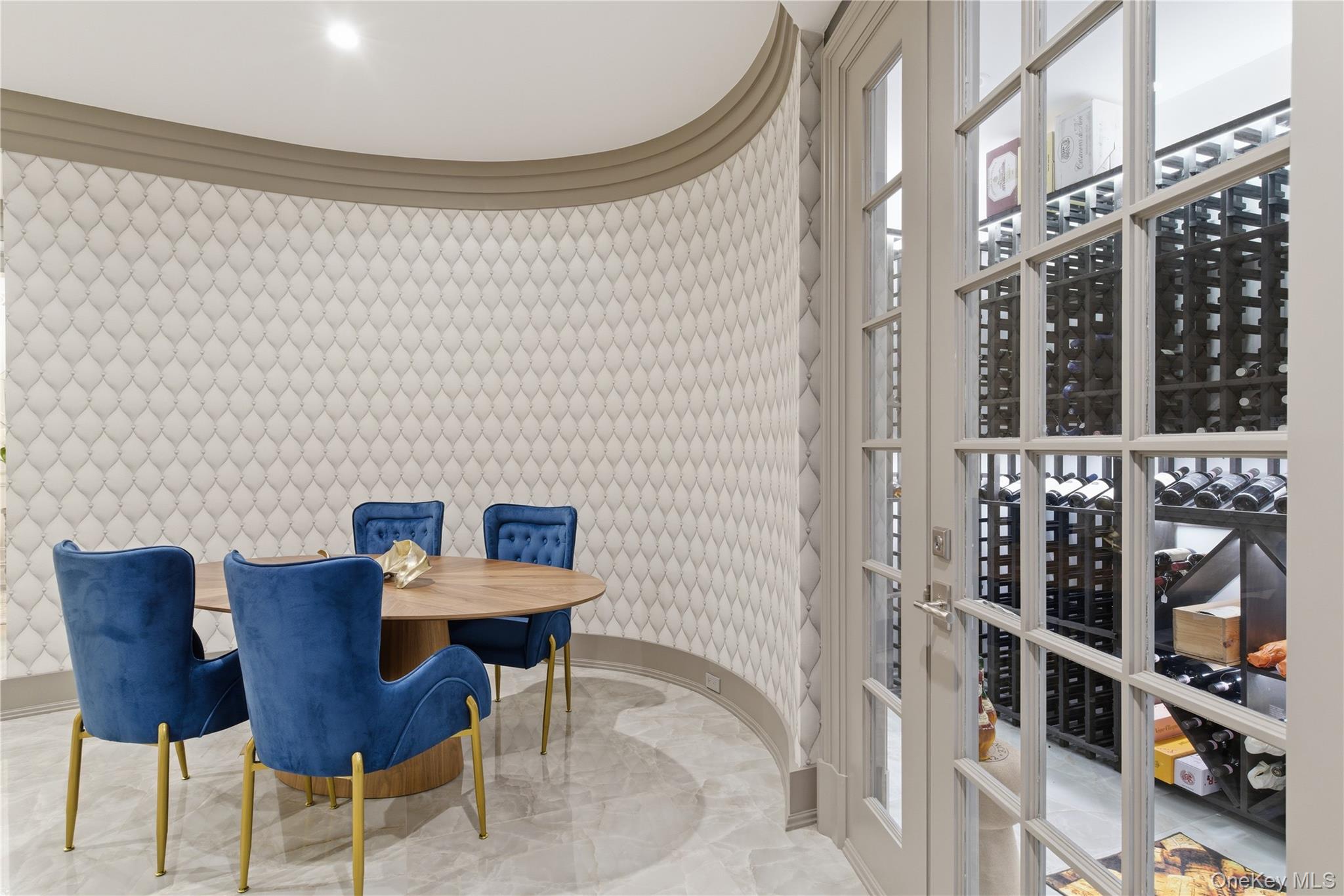 52 Wheatley Road Glen Head, NY 11545 - Photo 29 of 39 Sitting Area w/ Wine Cellar