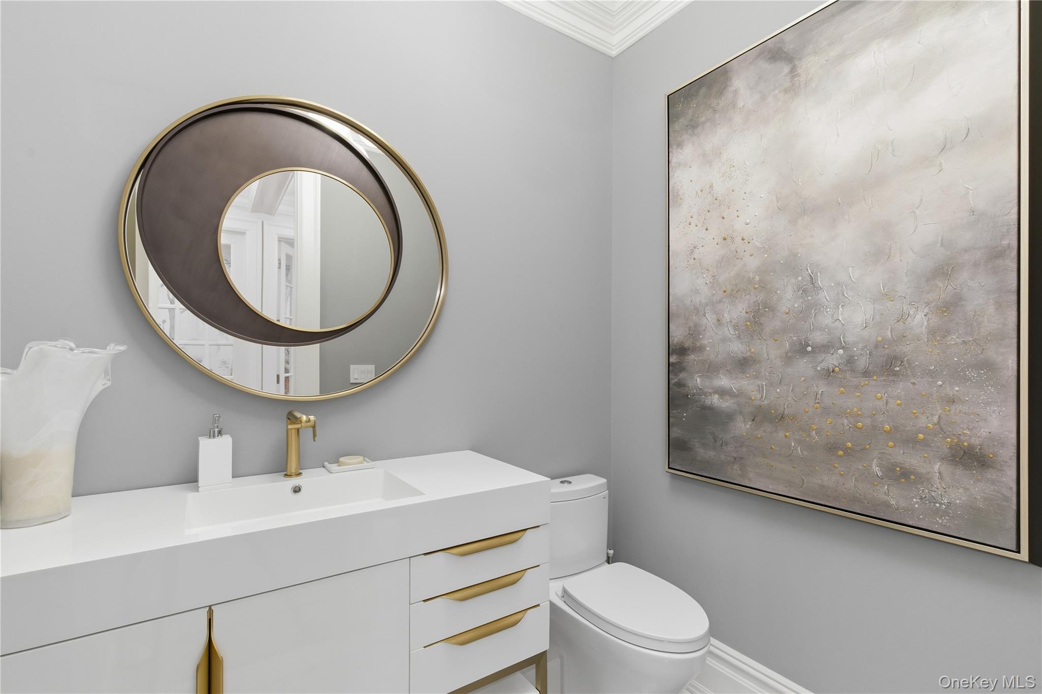 52 Wheatley Road Glen Head, NY 11545 - Photo 36 of 39 Powder Room in Basement