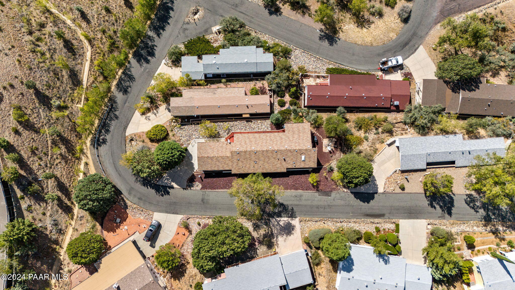 2490 Hilltop Road Prescott, AZ 86301 - Photo 30 of 41 Aerial of Home