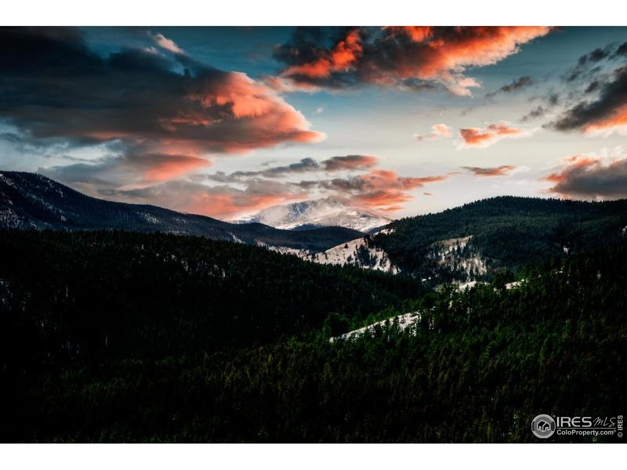 20 Ridge View Road Nederland, CO 80466 - Photo 5 of 6 a view of sunset