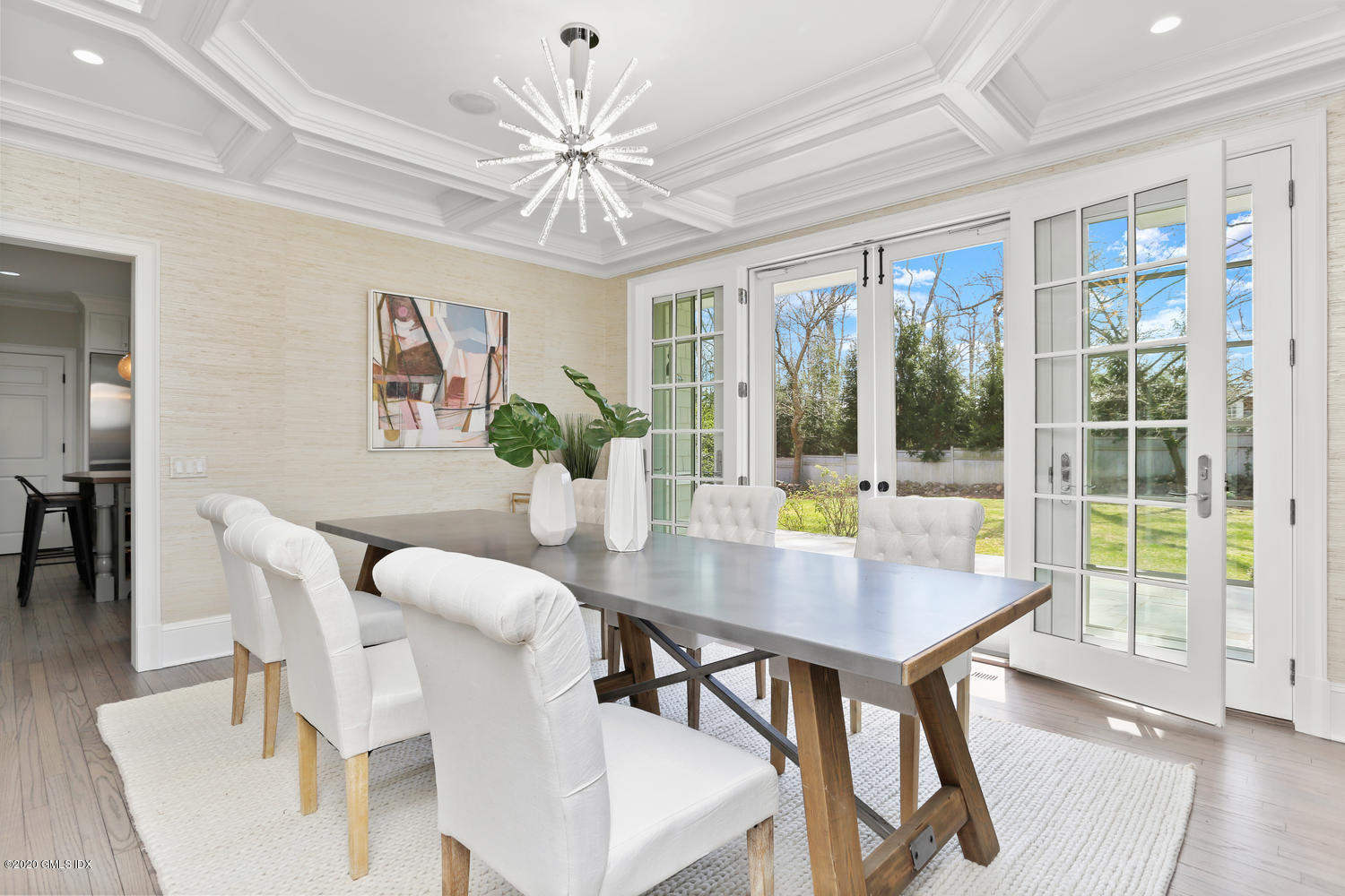 28 Welwyn Road Riverside, CT 06878 - Photo 4 of 32 a view of a dining room with furniture window and outside view