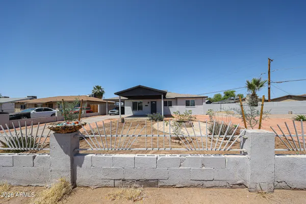 a view of a house with patio