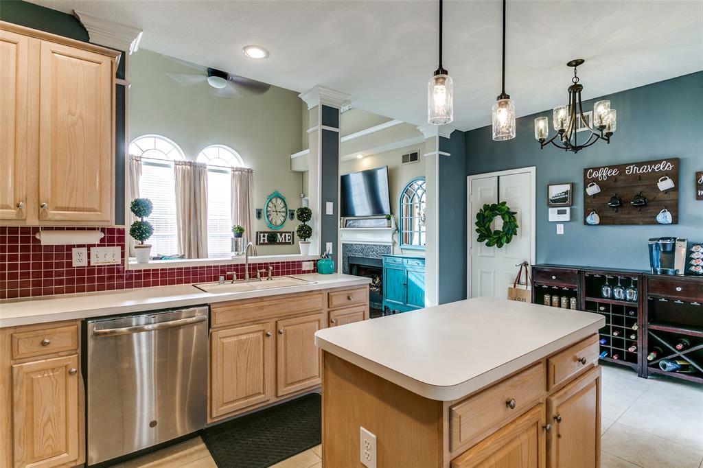 227 Moss Hill Road Irving, TX 75063 - Photo 11 of 27 a view of a kitchen counter space and a sink