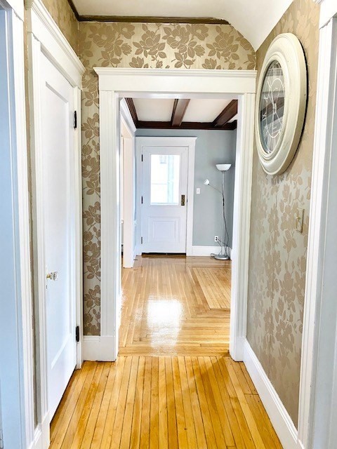 117 Beach Street Quincy, MA 02170 - Photo 11 of 20 a view of entrance to door with wooden floor