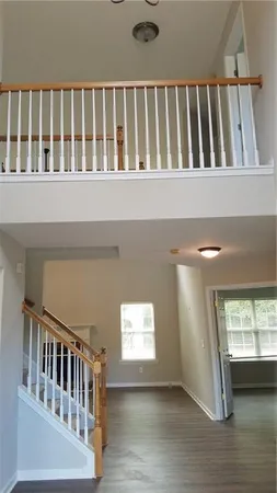 a view of wooden floor