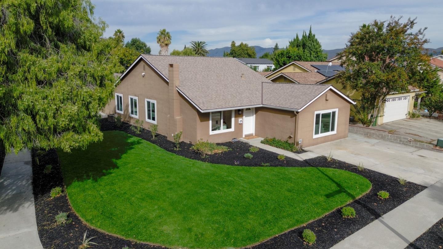 2053 Jonesport Avenue San Jose, CA 95131 - Photo 2 of 28 a aerial view of a house with a yard and potted plants