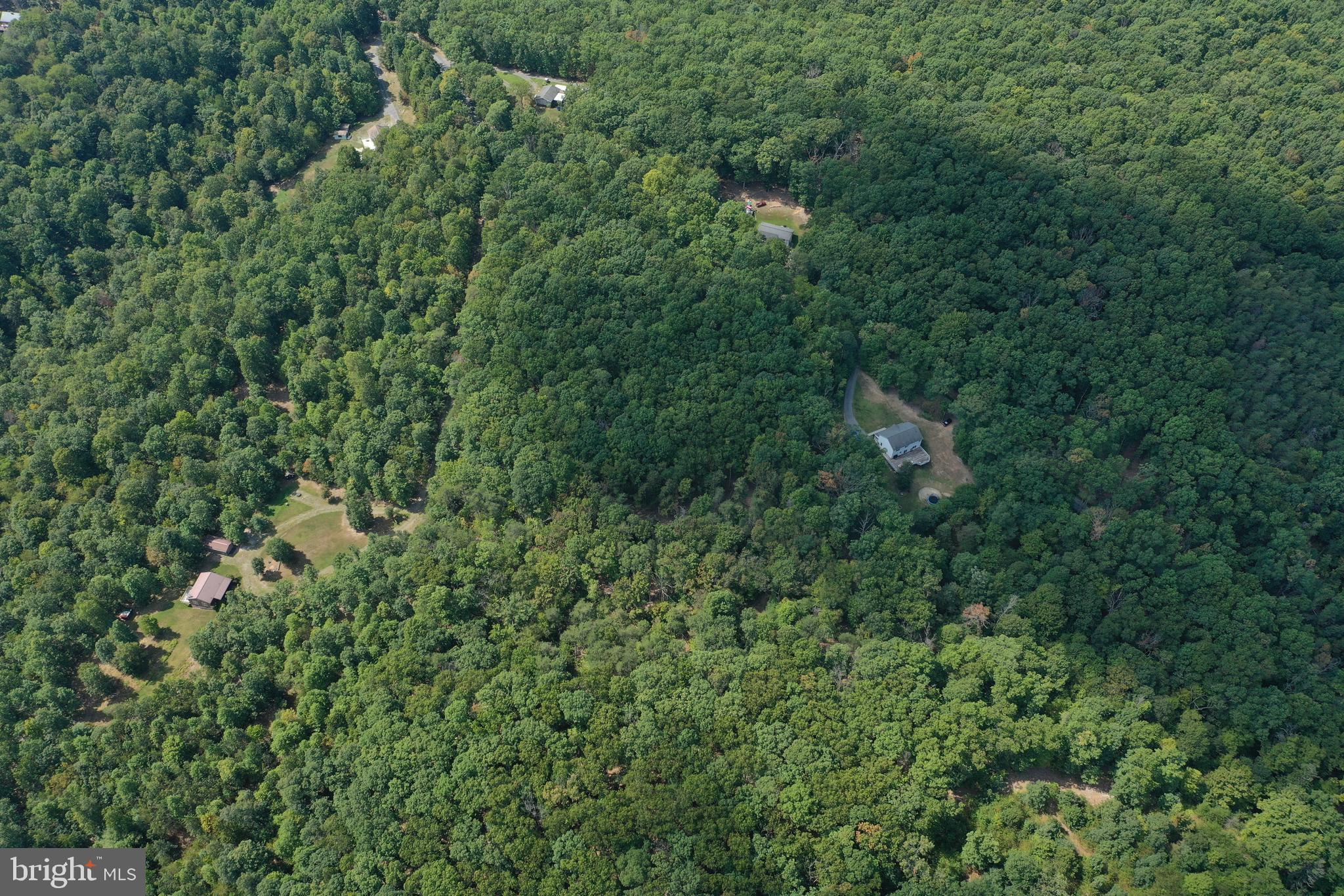 Walnut Ridge Road Oldtown, MD 21555 - Photo 10 of 11 an aerial view of residential house with outdoor space and trees all around