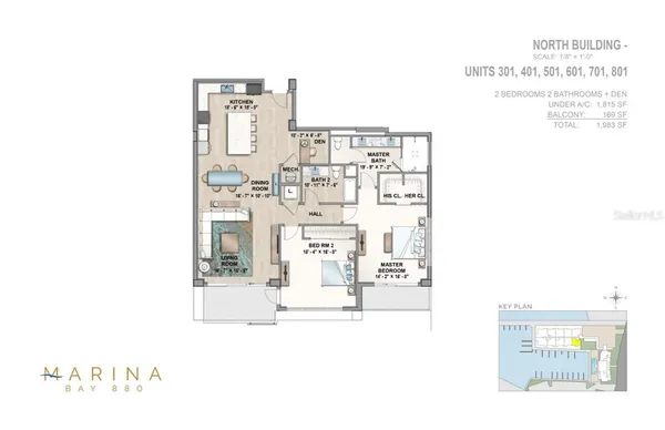 $805,000 | 920 North Osceola Avenue, Unit 301, Clearwater, FL 33755