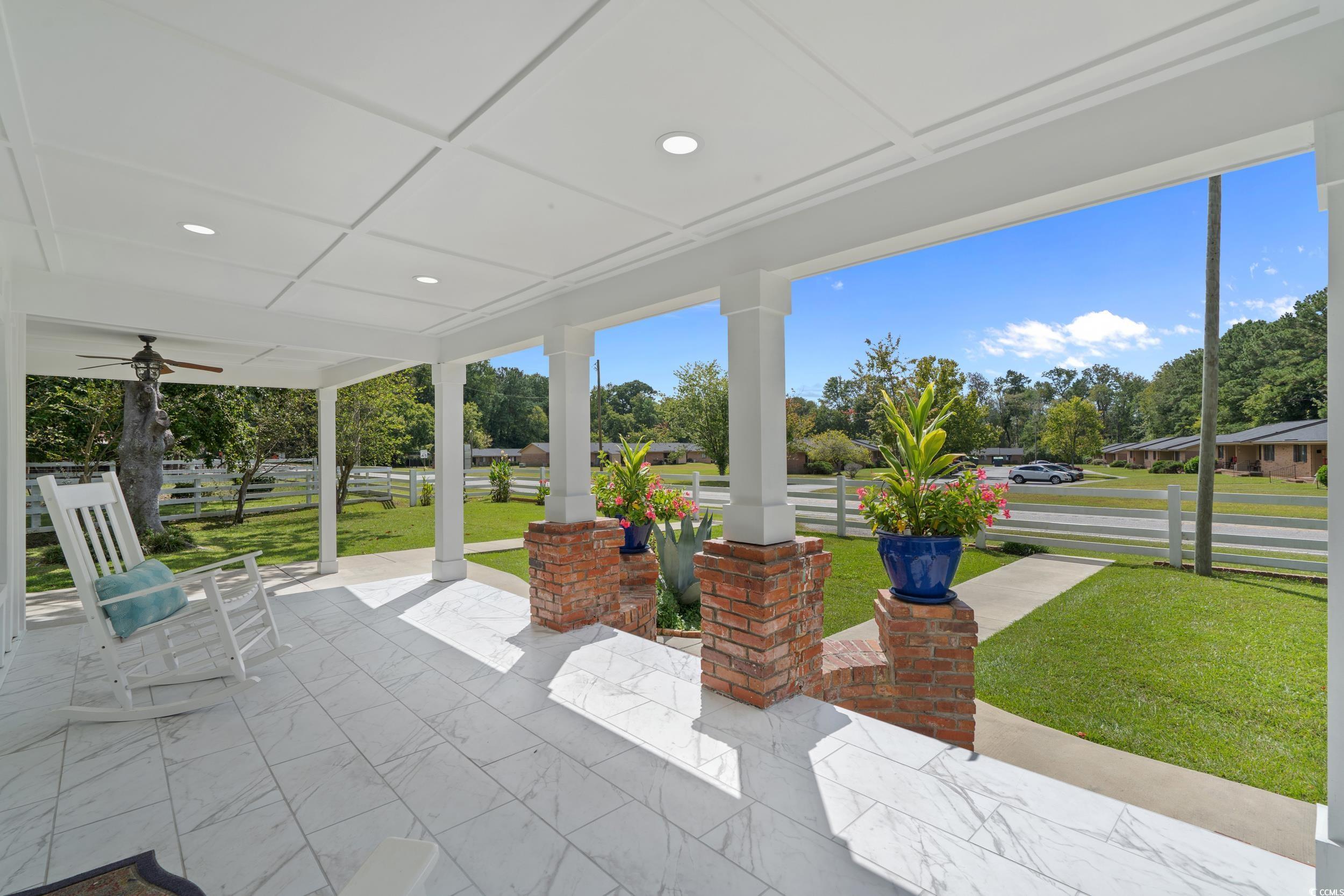 2323 Main Street Loris, SC 29569 - Photo 18 of 40 View of patio / terrace featuring ceiling fan