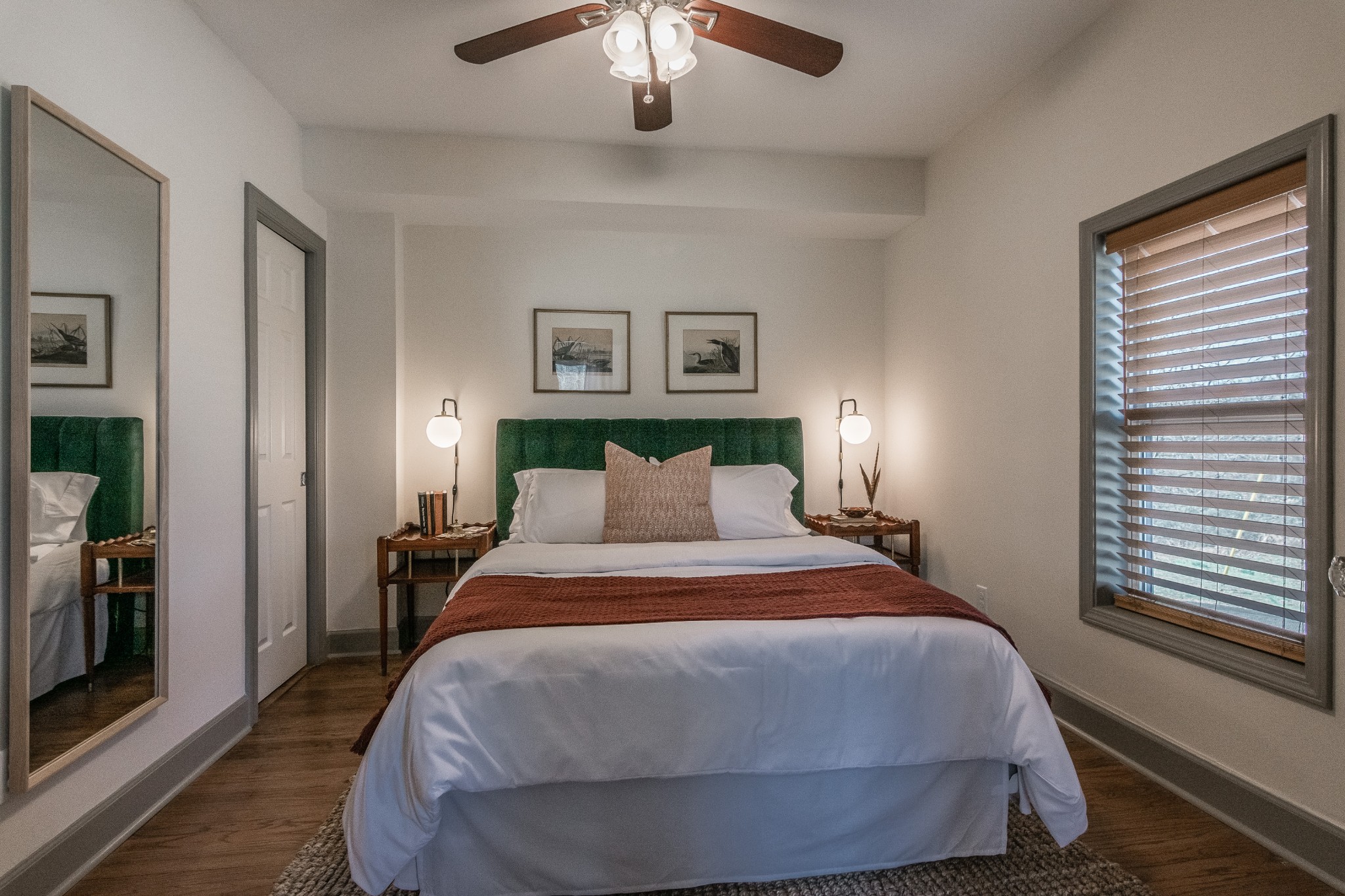 7159 Whites Creek Pike Joelton, TN 37080 - Photo 11 of 24 a bedroom with a bed and a chandelier