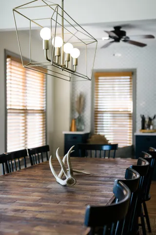 a room with furniture and window