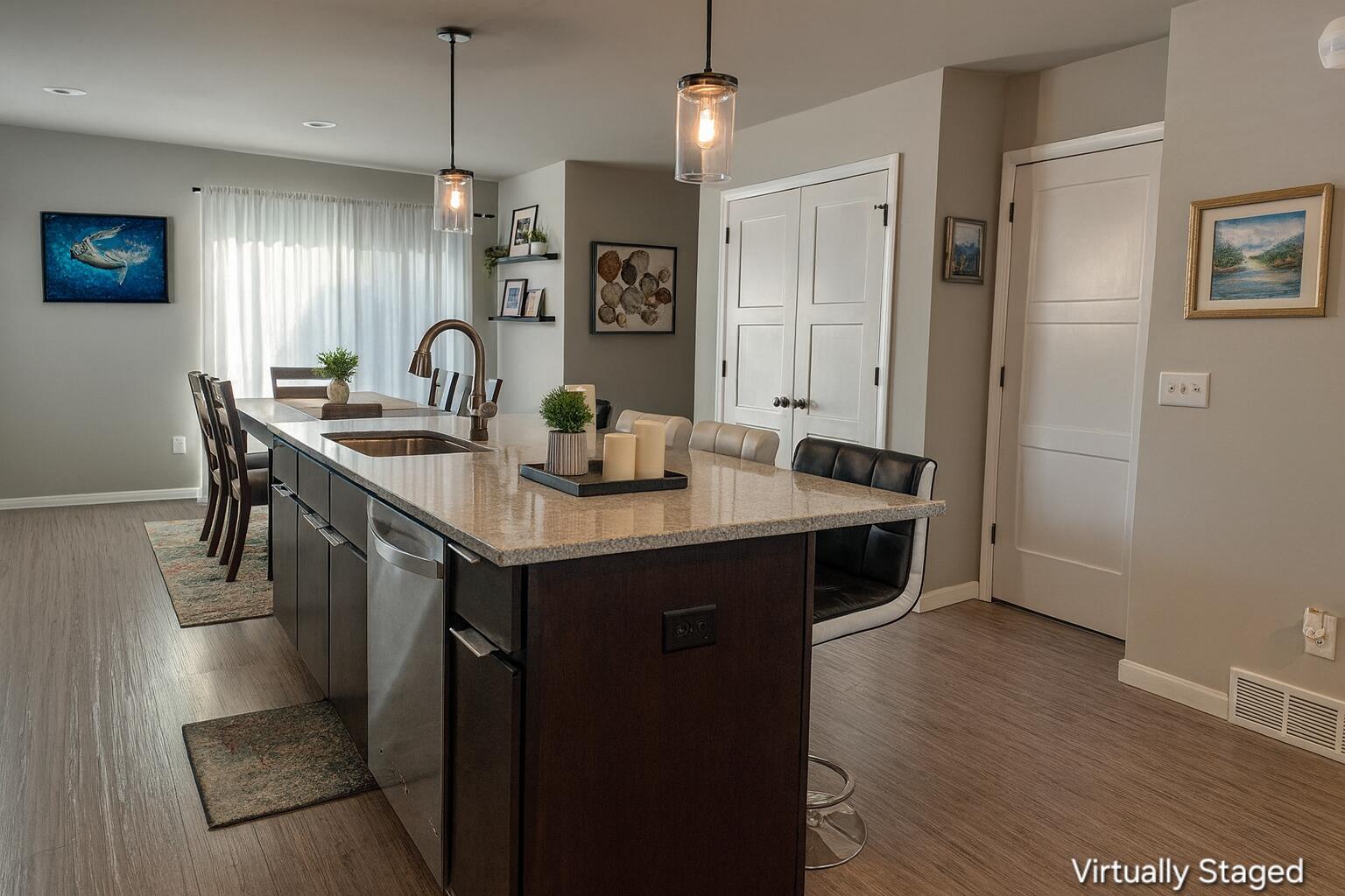 1045 Range Trail Verona, WI 53593 - Photo 3 of 20 Living room to kitchen