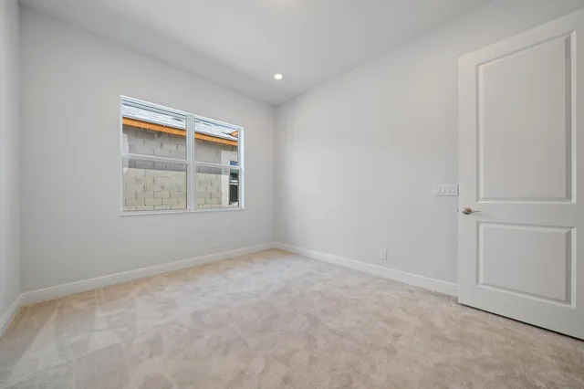 a view of empty room