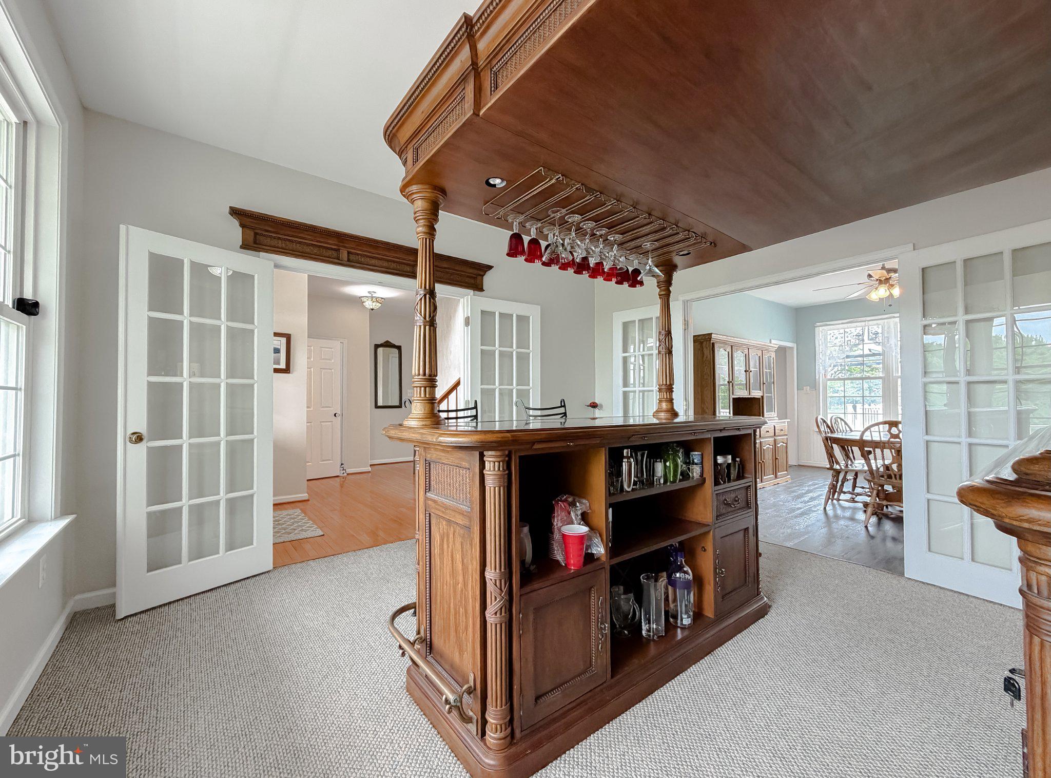 6191 Hallowing Point Road Prince Frederick, MD 20678 - Photo 33 of 73 Charming home bar with elegant details.