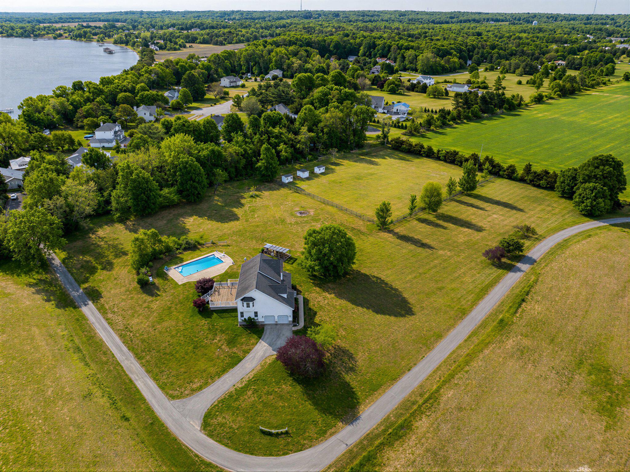 6191 Hallowing Point Road Prince Frederick, MD 20678 - Photo 6 of 73 Serene retreat with lush grounds.