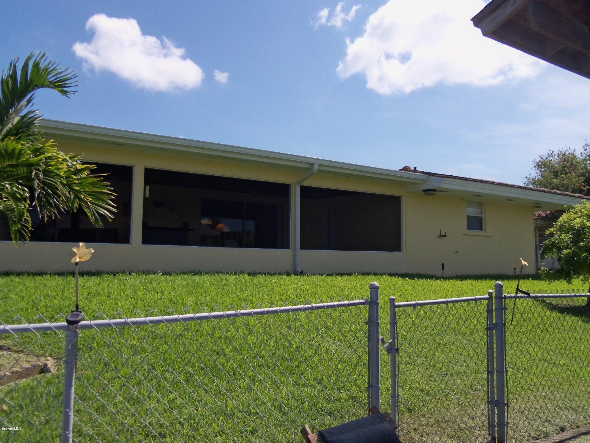 170 Bimini Road Cocoa Beach, FL 32931 - Photo 20 of 24 rear of home