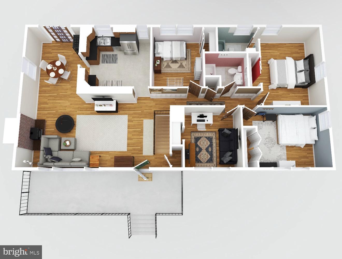 14103 Town Farm Road Upper Marlboro, MD 20774 - Photo 2 of 5 Spacious second-floor layout design.
