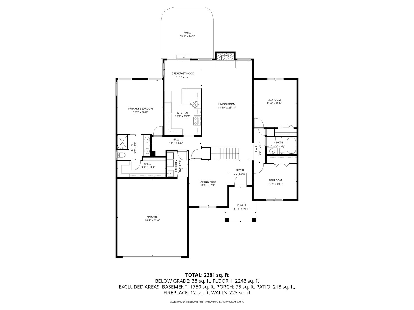 592 South Walnut Street Manteno, IL 60950 - Photo 35 of 37 a picture of floor plan