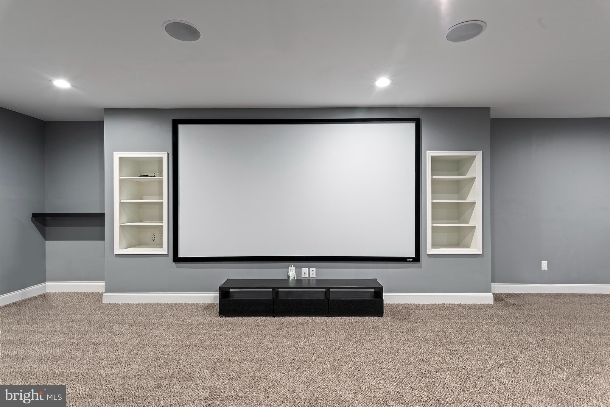 16 Wood Chip Road Elkton, MD 21921 - Photo 57 of 69 Basement Large Theater Screen