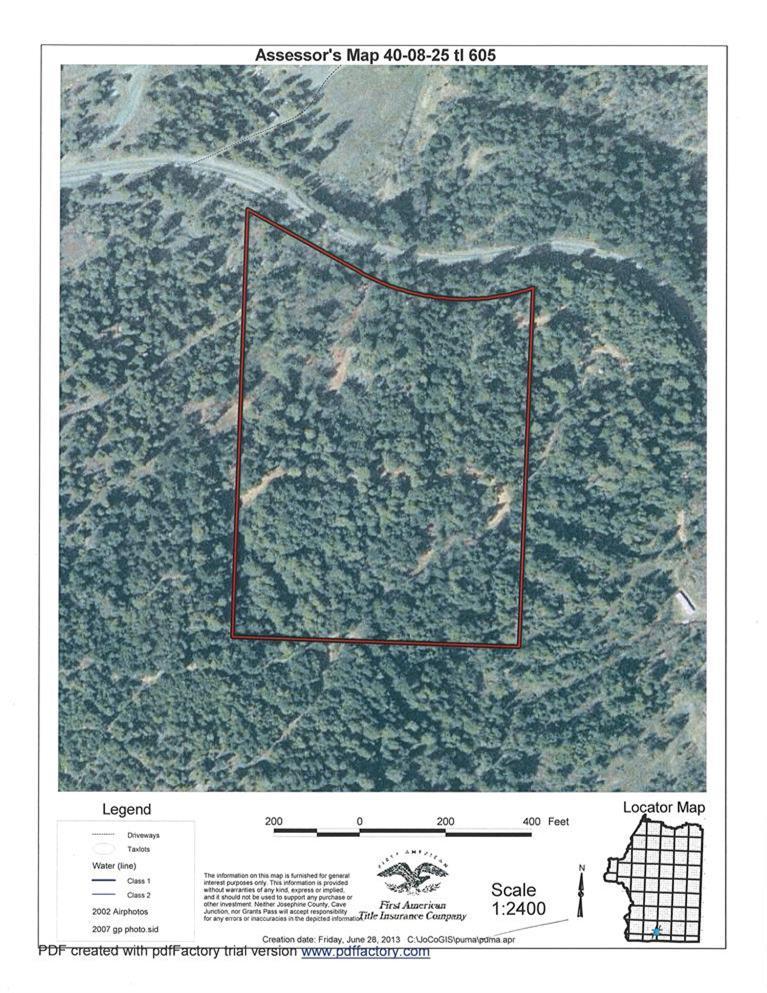 2173 Happy Camp Road Cave Junction, OR 97523 - Photo 1 of 3 Aerial