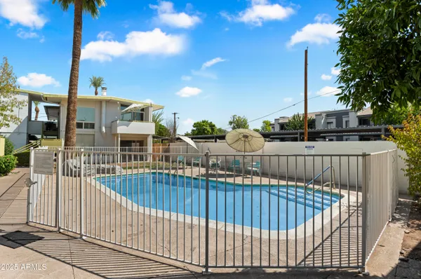 a view of city from a balcony