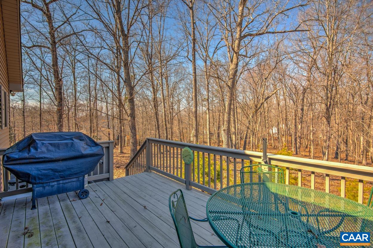 87 Laguna Road Palmyra, VA 22963 - Photo 28 of 38 a view of a roof deck with wooden floor and outdoor seating
