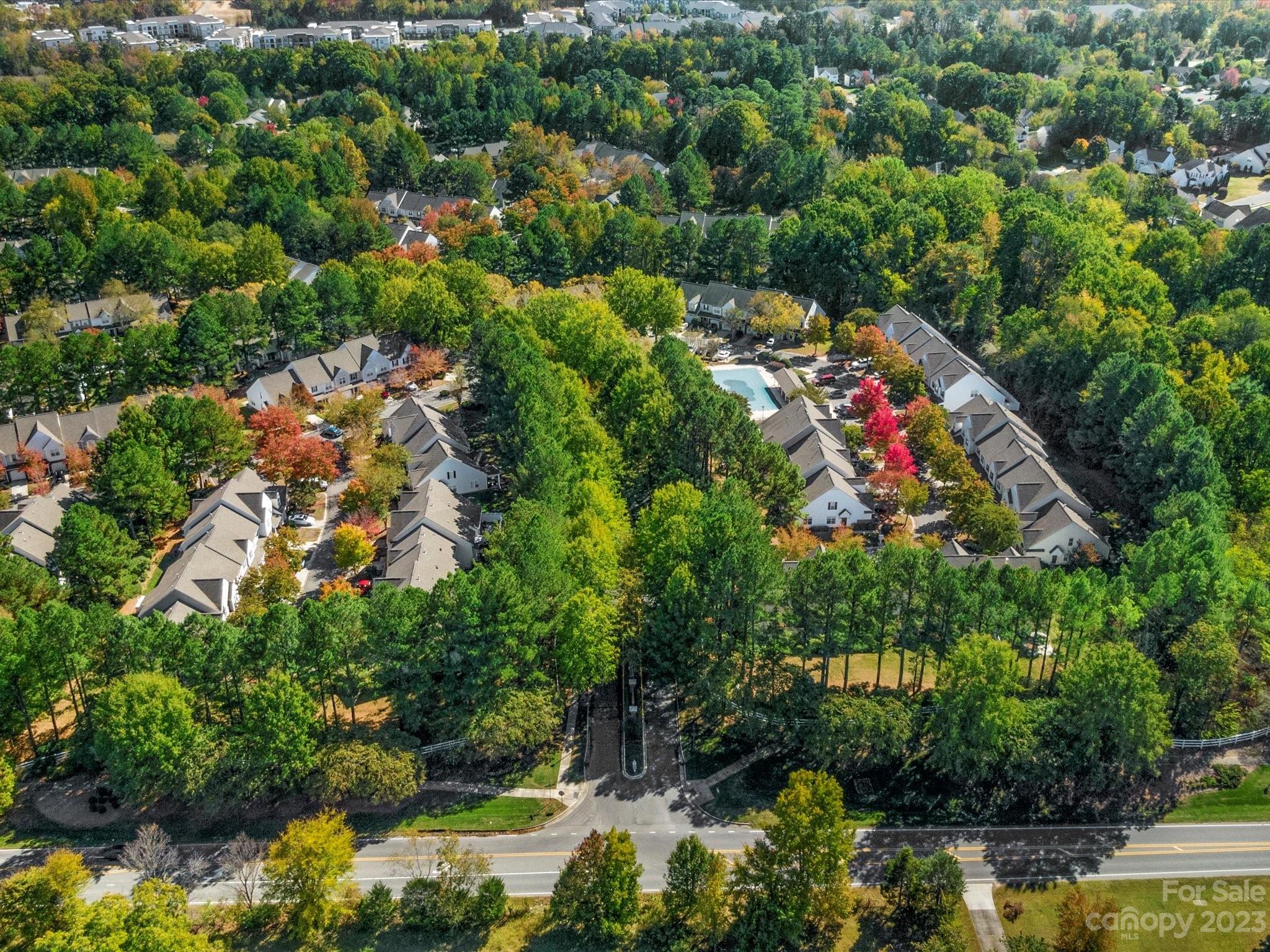 8162 Rudolph Road Charlotte, NC 28216 - Photo 16 of 17 an aerial view of multiple house