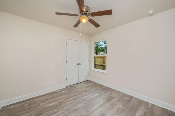 wooden floor in an empty room