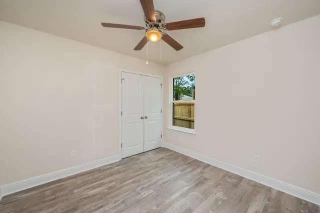 wooden floor in an empty room
