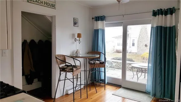 a kitchen with a sink cabinets and window