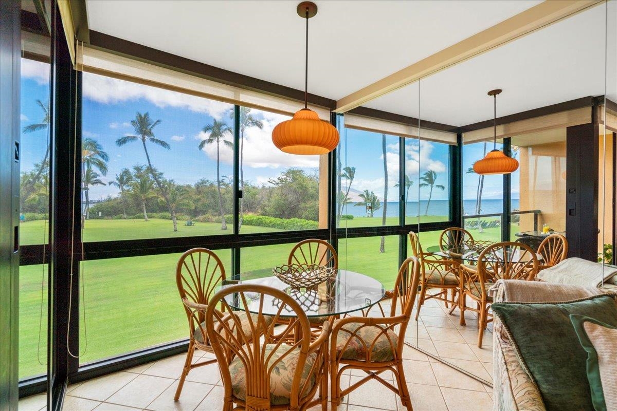 2936 South Kihei Road, Unit 213 Kihei, HI 96753 - Photo 7 of 50 a view of a dining room with furniture window and outside view