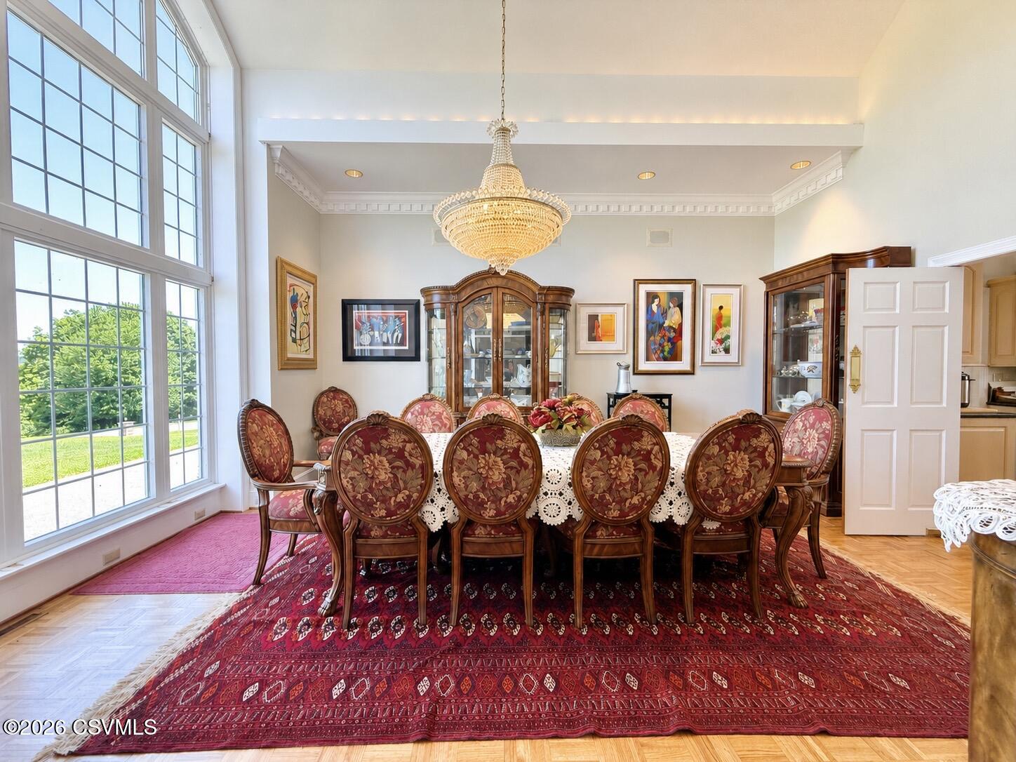 50 Sweet Gum Road Selinsgrove, PA 17870 - Photo 34 of 82 a view of a dining room with furniture wooden floor and chandelier