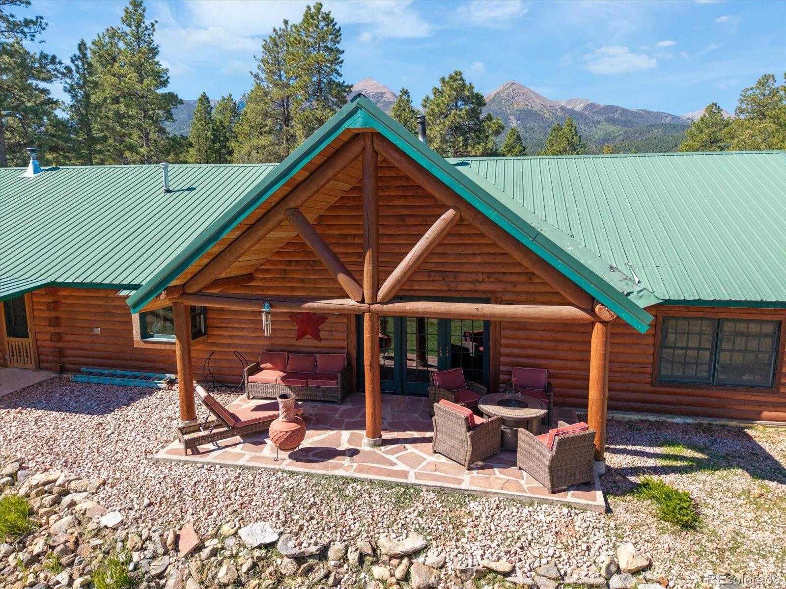 234 Bremer Road Howard, CO 81233 - Photo 33 of 50 a view of a house with a patio