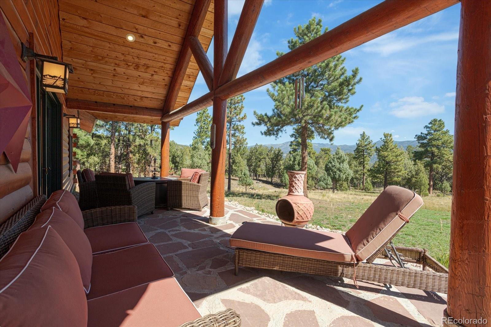 234 Bremer Road Howard, CO 81233 - Photo 37 of 50 a outdoor space with patio couch and wooden floor