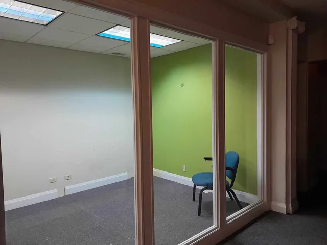 a view of front door