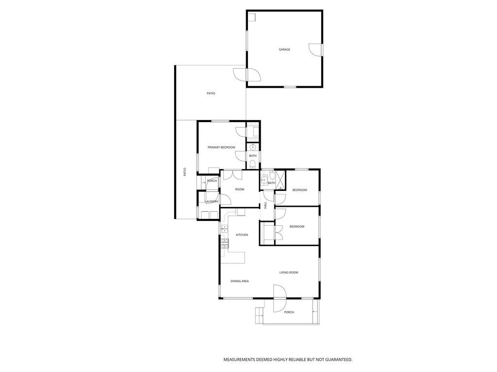 924 West 134th Place Compton, CA 90222 - Photo 45 of 45 a picture of floor plan