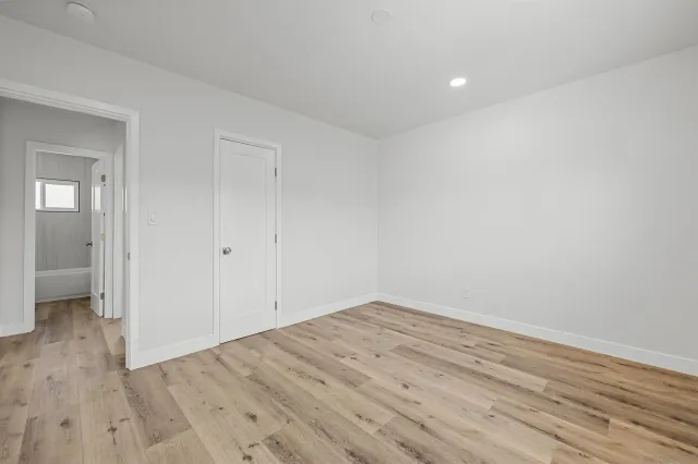 wooden floor in an empty room