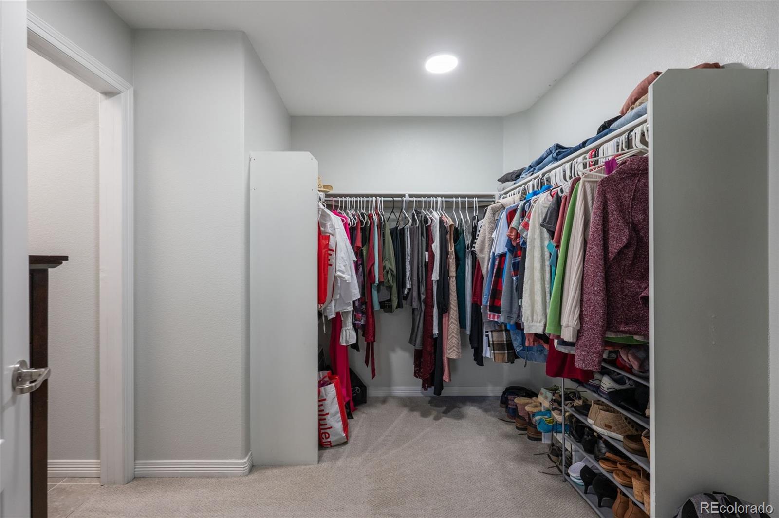2910 El Nido Way Castle Rock, CO 80108 - Photo 24 of 50 a view of walk in closet with clothes