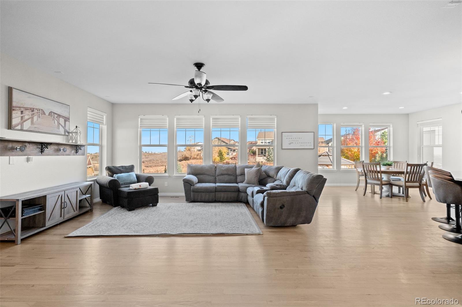 2910 El Nido Way Castle Rock, CO 80108 - Photo 6 of 50 a living room with furniture and wooden floor