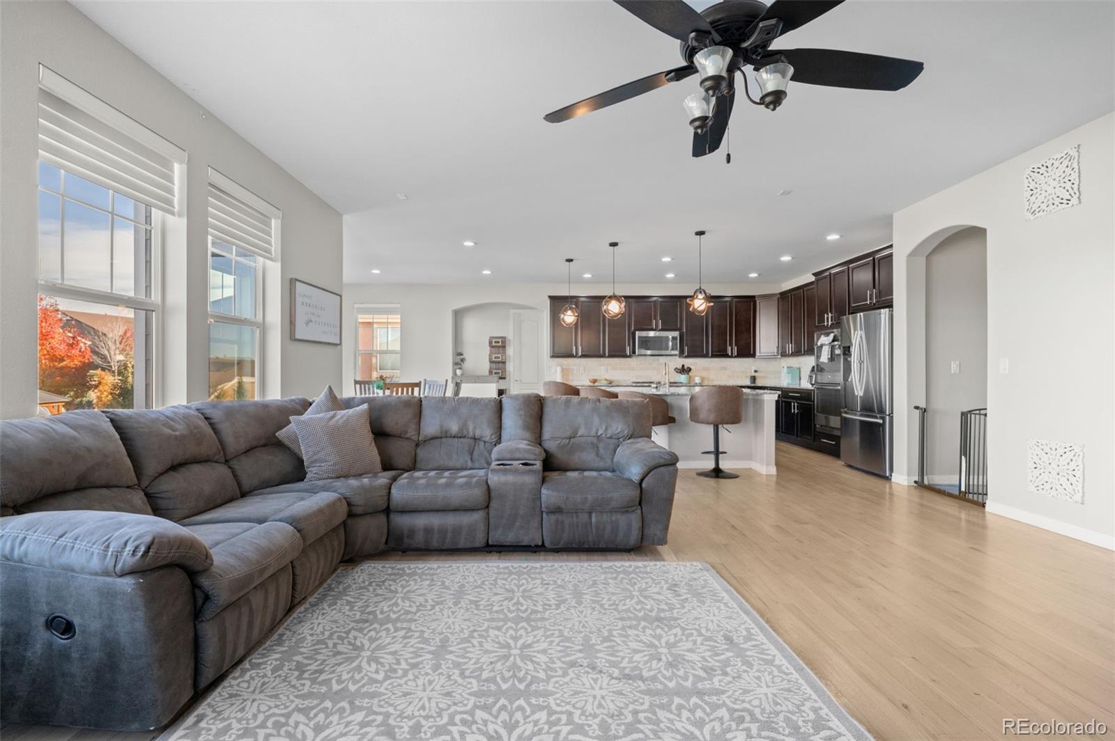 2910 El Nido Way Castle Rock, CO 80108 - Photo 8 of 50 a living room with furniture and kitchen view