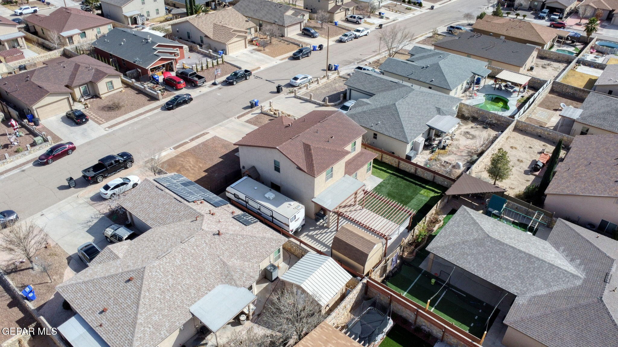 612 Bell Gordon Street Anthony, TX 79821 - Photo 54 of 64 an aerial view of a residential houses with outdoor space