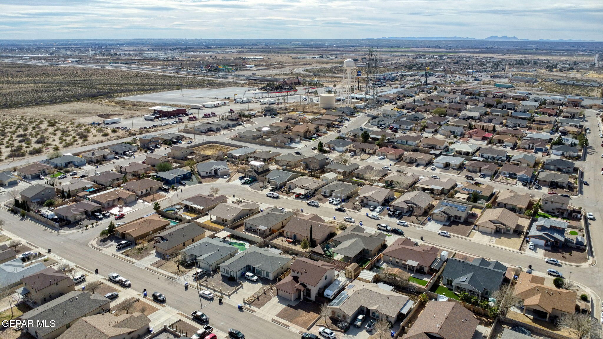 612 Bell Gordon Street Anthony, TX 79821 - Photo 62 of 64 an aerial view of a city and ocean view