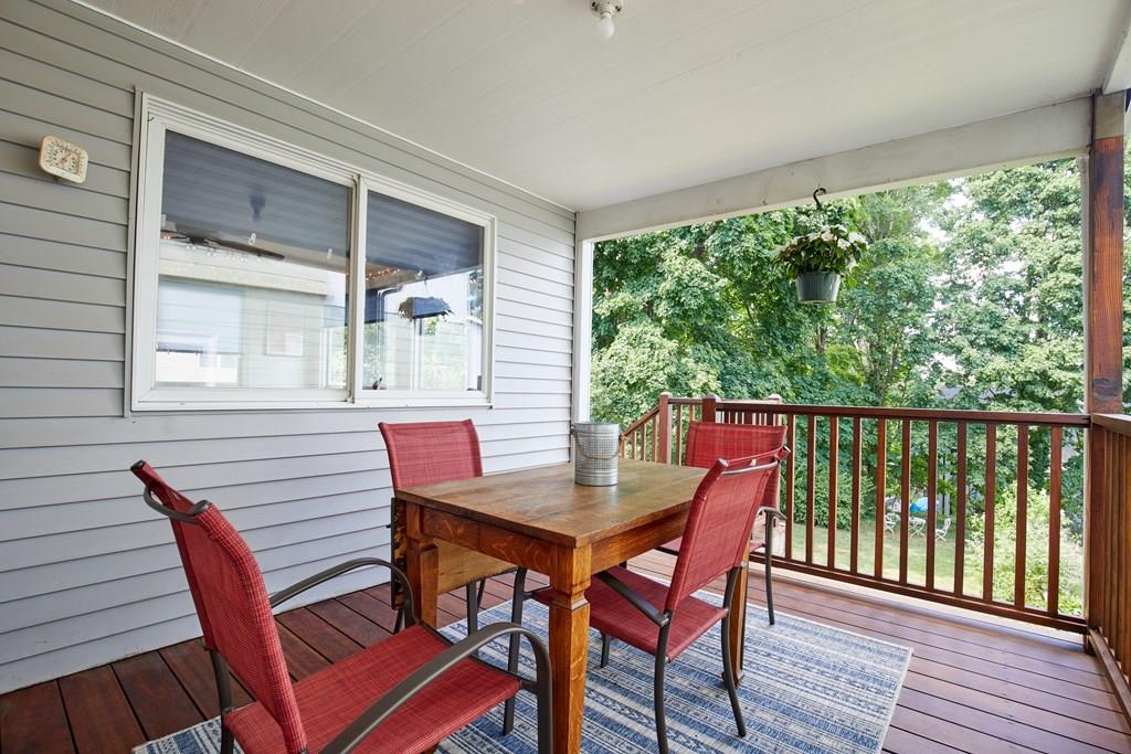 202 Metropolitan Avenue Boston, MA 02131 - Photo 27 of 31 a view of a two chairs and table in the balcony