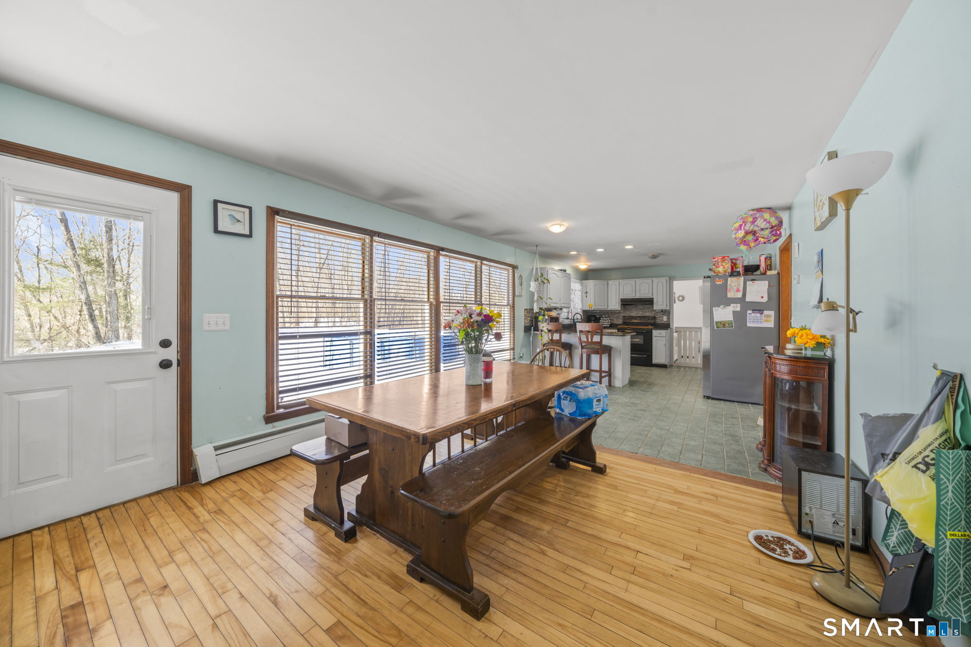 184 Black Hill Road Plainfield, CT 06374 - Photo 9 of 39 a view of a livingroom with furniture and a flat screen tv